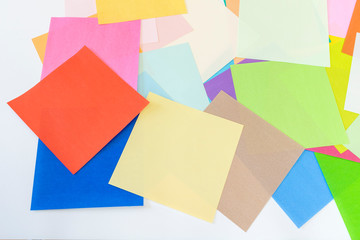 折り紙を敷き詰めた背景素材