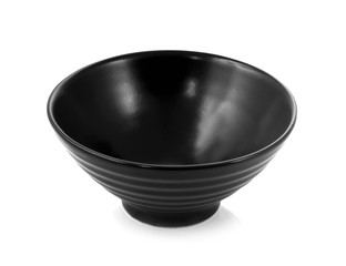 empty bowl isolated on white background