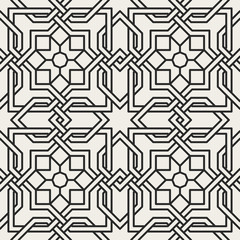 Decorative geometrical seamless pattern.