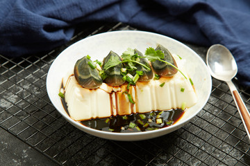 Tofu with Preserved Eggs
