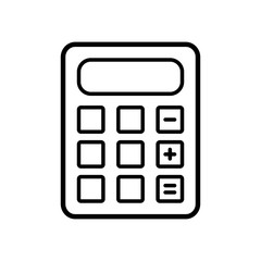 calculator icon design vector template