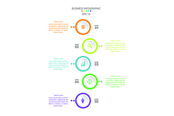 Infographic template design, infographic element