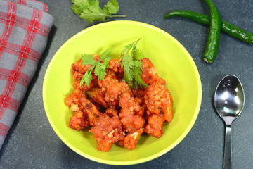 Gobi Manchurian dish is a popular indo chinese dish