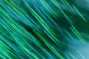 neon lights movement in futuristic space