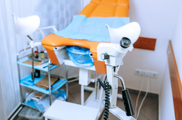 Interior in a gynecological office