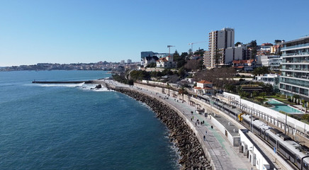 Fototapeta na wymiar view of the estoril city in portugal
