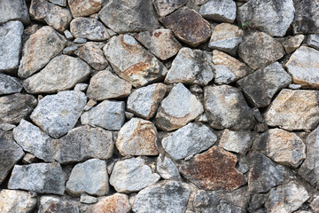Natural stone masonry wall texture or background