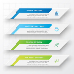 Business infographics template 4 steps,Vector illustration
