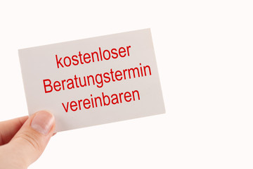hier kostenloser Beratungstermin vereinbaren