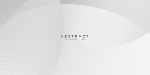 White liquid circle line abstract presentation background. 