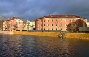 Park island "New Holland". St. Petersburg. Russia.