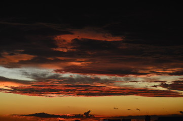 Obraz premium Argentina sky before storm
