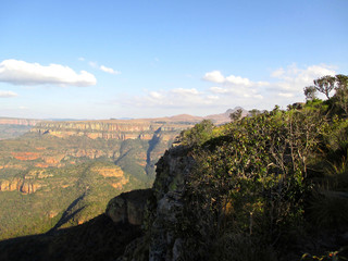 Fototapeta na wymiar Blyde River Canyon 3rd biggest Canyon in the world in South Africa - DUR