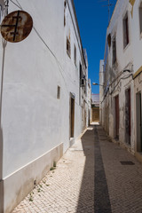 Narrow street of the city Estoi, Portugal