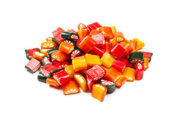Citrus colorful candies. Jelly sweets,