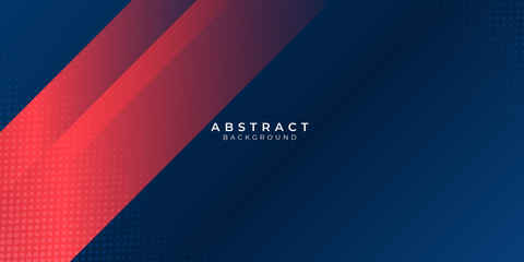 Red blue abstract presentation background with shiny gradient line cross shape..