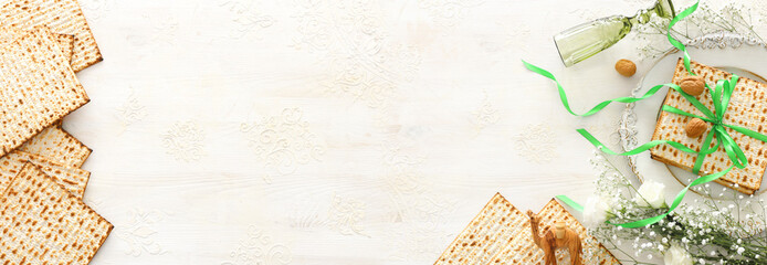 Pesah celebration concept (jewish Passover holiday)