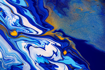 Fluid art texture. Background with abstract mixing paint effect. Liquid acrylic artwork that flows...
