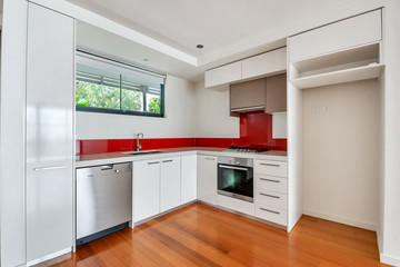 Empty and unfurnished brand new apartment