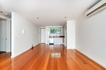 Empty and unfurnished brand new apartment