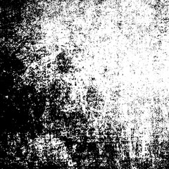 Grunge unevenness wall texture. Rough old concrete background. Shabby cement template. Black and white pattern.