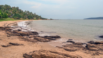 Naklejka premium tropical beach view in South East Asia