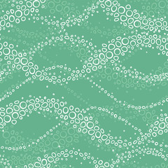 Cute doodle circles seamless pattern, abstract background, great for textiles, banners, wallpapers, wrapping - vector design