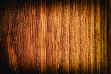 Wood texture with dark vignette, vintage grunge background
