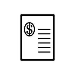 bill icon design vector template