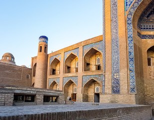 Uzbekistan, Samarkand. The historical center of the city. Ulugbek madrasah, Muslim clergy school. May 7, 2017