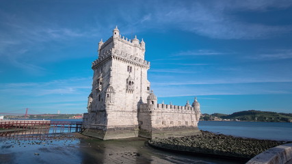 Belem Tower is a fortified tower located in the civil parish of Santa Maria de Belem in Lisbon,...
