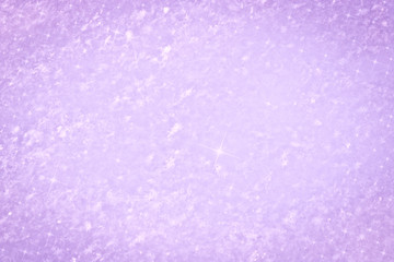 The texture of freshly fallen snow. Christmas template for design. Clearly visible individual snowflakes. Winter background.