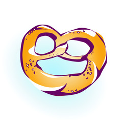 Brezel Oktoberfest München Bayern