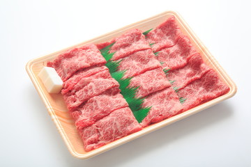 牛肉　すき焼き