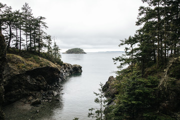 Deception pass state park in Washington State