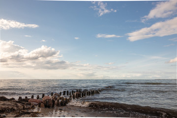 sea image wallpaper, copy space