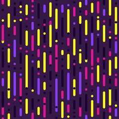 Abstract seamless pattern of different color lines.