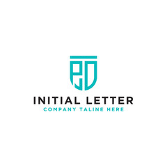 Inspiring company logo design from the initial letters of the PD logo icon. -Vectors