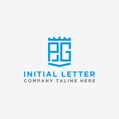 Inspiring company logo design from the initial letters of the PG logo icon. -Vectors