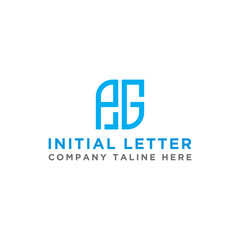 Inspiring company logo design from the initial letters of the PG logo icon. -Vectors