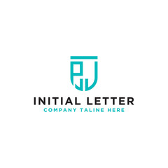 Inspiring company logo design from the initial letters of the PJ logo icon. -Vectors