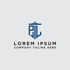 Inspiring company logo design from the initial letters of the PL logo icon. -Vectors