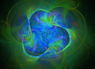 Abstract  blurred fractal.