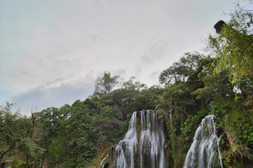 A beautiful Waterfalls of Tamasopo san luis potosi mexico