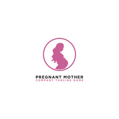 Logo Design for Pregnant Women. - Vector