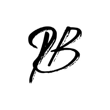 recommend clip art: logo letter rb vector design