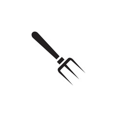 Fork garden icon vector design template