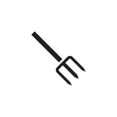 Fork garden icon vector design template