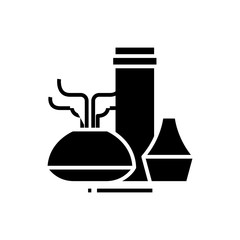 Acessories black icon, concept illustration, vector flat symbol, glyph sign.