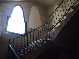 Staircase interior iron made
